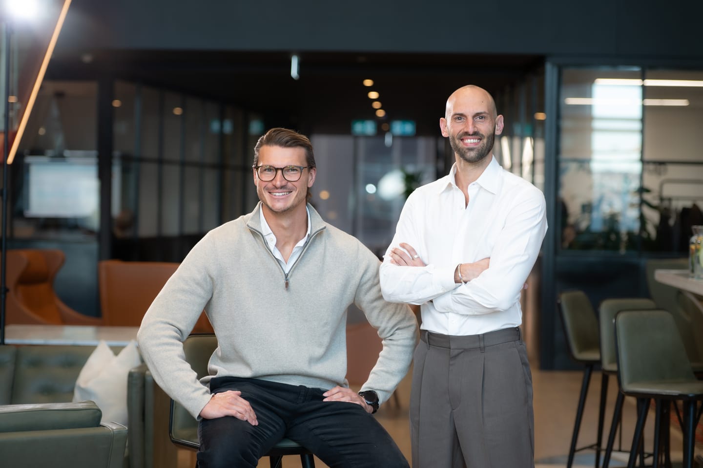 Miguel Pieters and Thibault Calliauw, the founders of Onwise